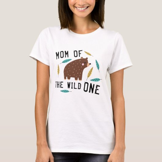 Mama der Wildtiere T-Shirt (Vorderseite)