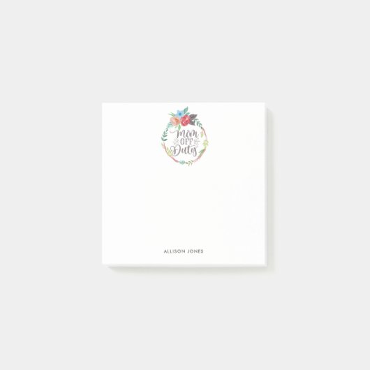 Mama der Zollbehörde Post-it Klebezettel (Vorderseite)