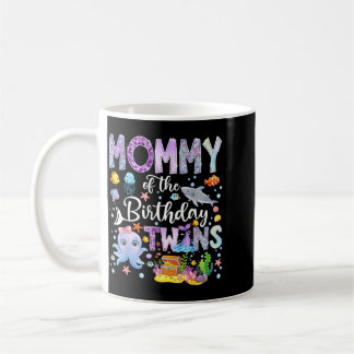 Mama der Zwillinge zum Geburtstag unter der Meerju Kaffeetasse