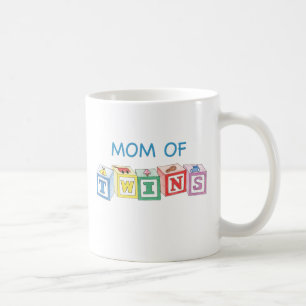 Mama der Zwillings-Blöcke Kaffeetasse