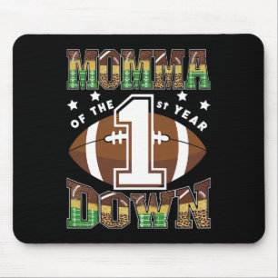 Mama des 1. Jahres Football Erster Geburtstag Mousepad