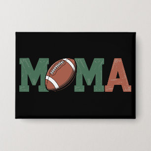 Mama des 1-jährigen Fußballs 1. Geburtstag Button