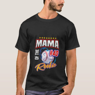 Mama des 40. Geburtstagsbasketballs 40 Jahre T-Shirt