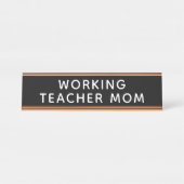 Mama des Arbeitgebers Schreibtischnamensplakette (Vorderseite )