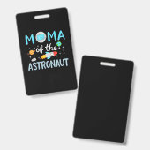 Mama des Astronauten Ausweis (Vorder- & Rückseite)