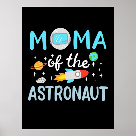 Mama des Astronauten Poster (Vorne)