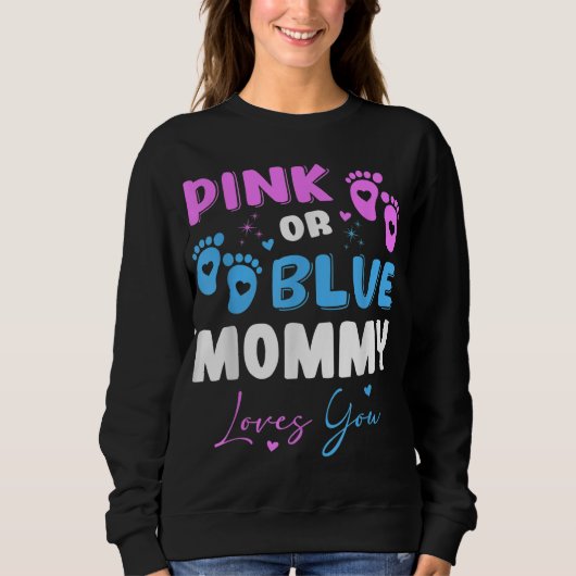 Mama des Babygeschlechts Sweatshirt (Vorderseite)