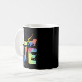 Mama des bärtigen Drachen Kaffeetasse (Vorderseite Links)