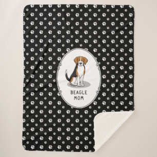 Mama des Beagle (Tri-Farbe 3) Hunde Niedlich Hunde Sherpadecke