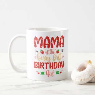 Mama des Beeren-Geburtstagsmädchens lustige Mutter Kaffeetasse