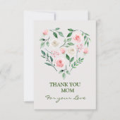 Mama des Blumenkohls Dankeskarte (Vorderseite)