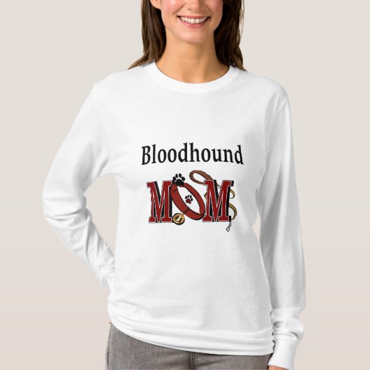 Mama des Bluthundes T-Shirt (Vorderseite)