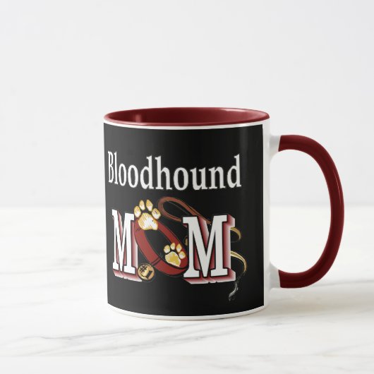 Mama des Bluthundes Tasse (Rechts)