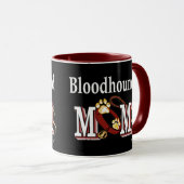 Mama des Bluthundes Tasse (VorderseiteRechts)