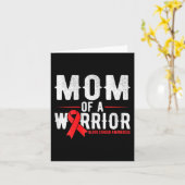Mama des Blutkrebs-Kriegers Karte (Gelbe Blume)