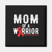 Mama des Blutkrebs-Kriegers Magnet (Vorne)