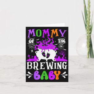 Mama des brauenden Babys, werdende Mutter Hallowee Karte