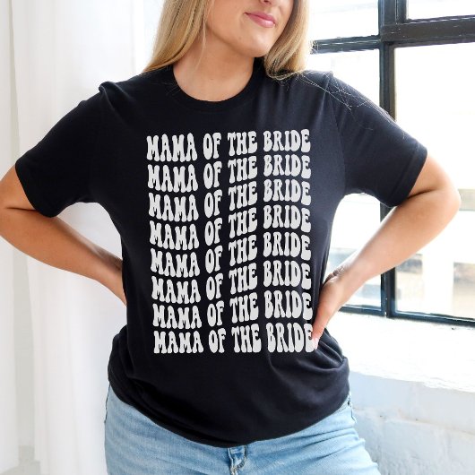 Mama des britisch-weißen Brautparty T-Shirt