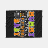 Mama des Bruchs von Halloween-Baby-Tracht 1 Fleecedecke (Vorderseite (Horizontal))