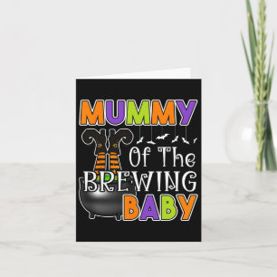 Mama des Bruens von Halloween-Babykostüm Karte