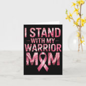 Mama des Brustkrebs Karte (Gelbe Blume)