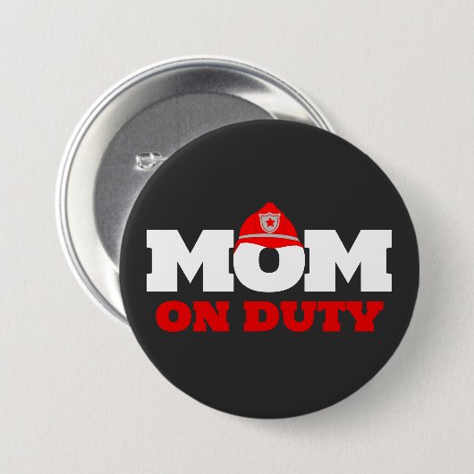 Mama des Buttons "Feuerwehrmann" (Vorne & Hinten)