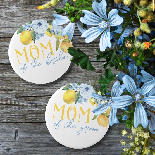 Mama des Buttons "Groom Lemon Brautparty" auf Butt