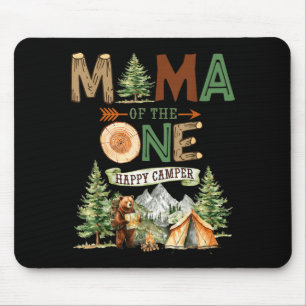 Mama des einen glücklichen Camper 1. Geburtstag Ca Mousepad
