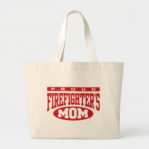 Mama des Feuerwehrmanns Jumbo Stoffbeutel