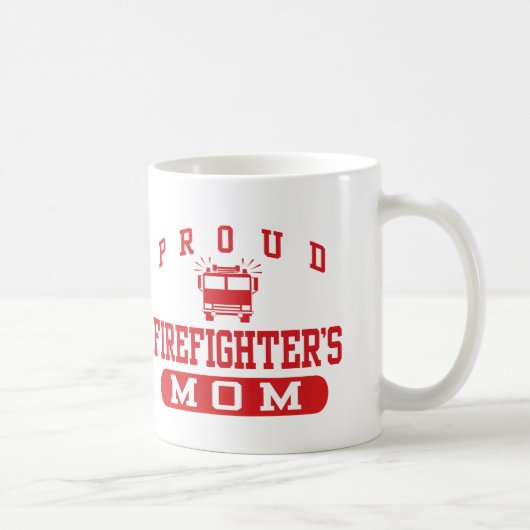 Mama des Feuerwehrmanns Kaffeetasse (Rechts)
