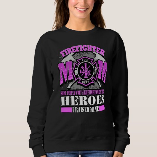 Mama des Feuerwehrmanns Sweatshirt (Vorderseite)