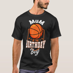 Mama des Geburtstags Basketball-Themenabends T-Shirt