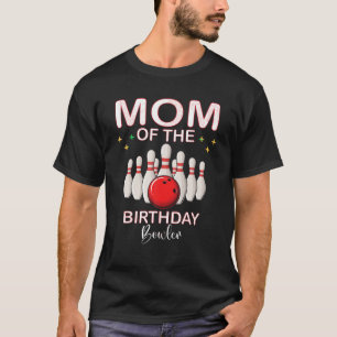 Mama des Geburtstags-Bowler-Kindermädchen Bowling T-Shirt