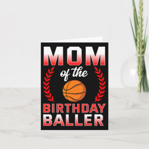Mama des Geburtstags Boy Bysketbyll Bday Celebrati Karte