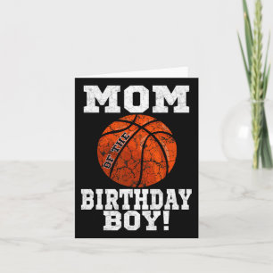 Mama des Geburtstags Boy Bysketbyll Lover Vintag R Karte