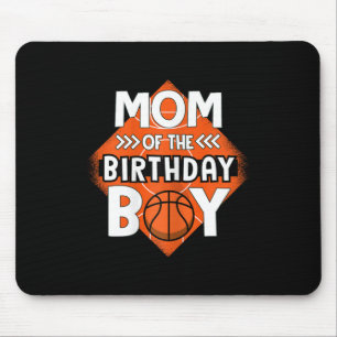 Mama des Geburtstags Boy Bysketbyll Mama T-Shirt f Mousepad