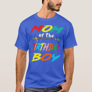 Mama des Geburtstags Boy Glows Retro 80er Party Gl T-Shirt