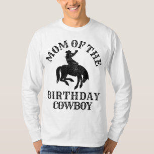 Mama des Geburtstags Cowboy - Western Rodeo Party T-Shirt
