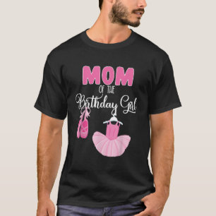 Mama des Geburtstags-Girl Ballerina Bday Party Bal T-Shirt