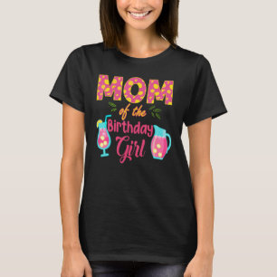 Mama des Geburtstags-Girl Pink Lemonade B Day Part T-Shirt