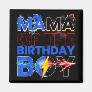 Mama des Geburtstags Igel Family Party Dec Magnet