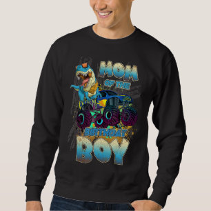 Mama des Geburtstags Jungen, der Monster-LKWs und Sweatshirt