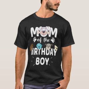 Mama des Geburtstagshundes Lover Party Welpe sie T-Shirt