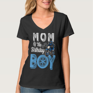 Mama des Geburtstagsjunge Dirt Bike B Day Motocros T-Shirt