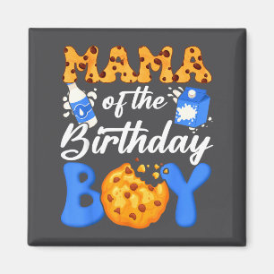 Mama des Geburtstagsjungen Milch und Kekse 1. Gebu Magnet
