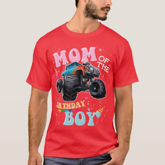 Mama des Geburtstagsjungen Monsters Trucks 2 T-Shirt