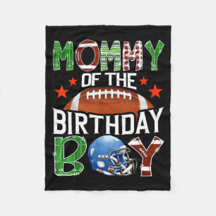 Mama des Geburtstagsjungen Spieltags Football Fan  Fleecedecke