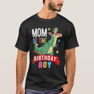 Mama des Geburtstagsjungen Trex zum Geburtstag T-Shirt