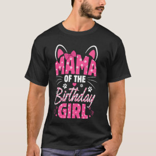 Mama des Geburtstagskätzchens Katzenfamilie passen T-Shirt