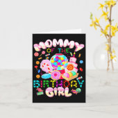 Mama des Geburtstagskinder-Shirts Karte (Gelbe Blume)